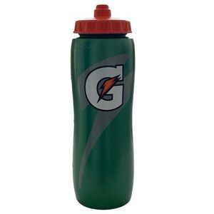 Gatorade Green Water Bottle with Orange Cap